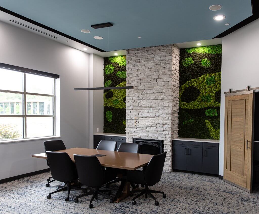 Office Moss Walls